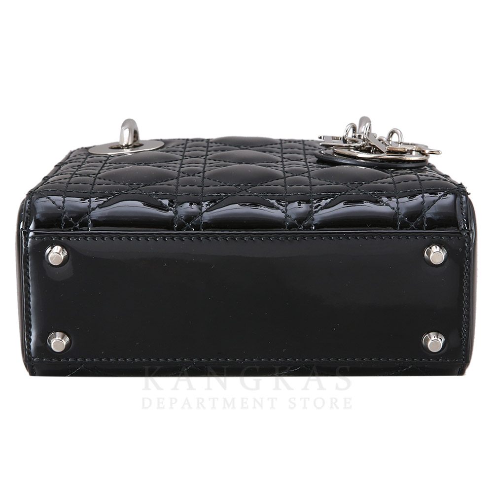 CHRISTIAN DIOR(USED)크리스찬디올 레이디디올 페이던트 미니 블랙